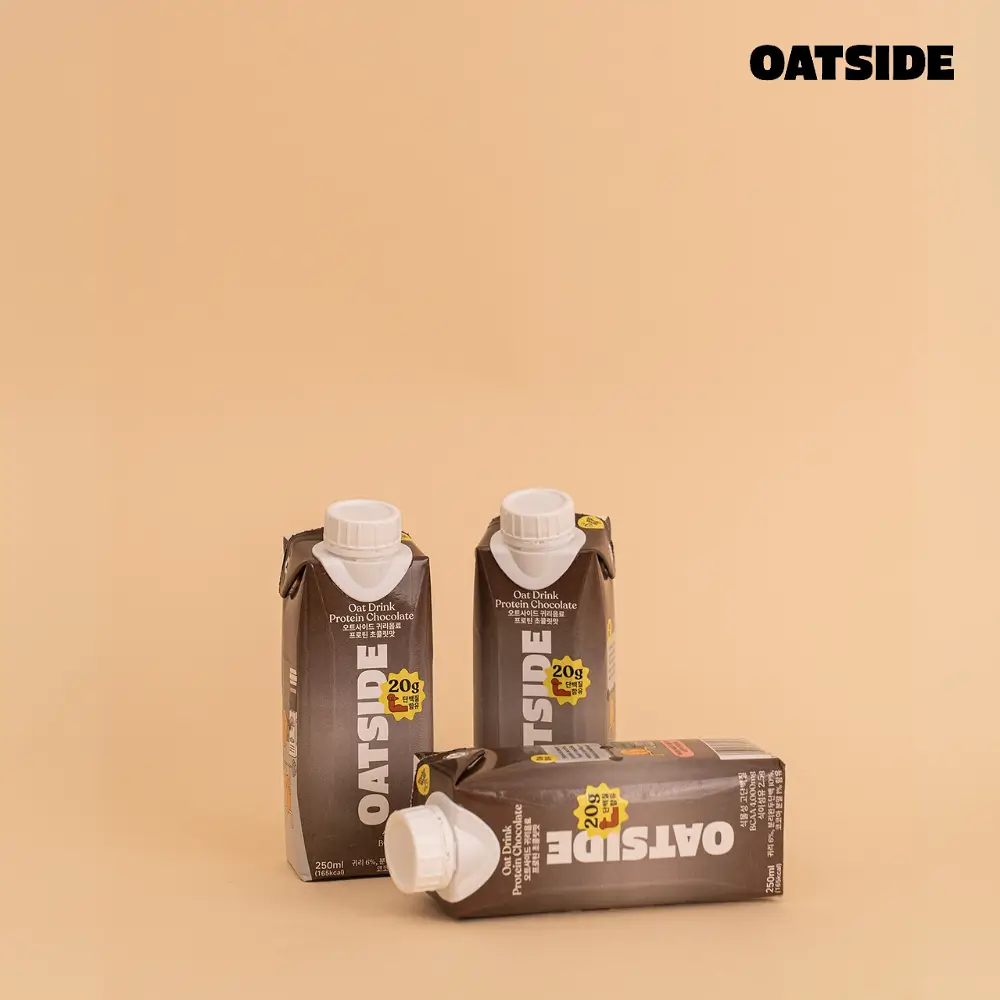 오트사이드 귀리음료 프로틴 250ml 12개 [초콜릿맛/바닐라향]